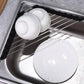 Triangle Roll-Up Dish Drying Rack For Sink Corner Sink Kitchen Drainer And Organizer