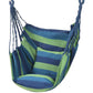 Outdoor Hanging Chair with 2 Cushions Dormitory Hammock Swing Indoor Swing