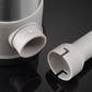 Stainless Steel Sausage Stuffer with 4 Tubes Manual Meat Stuffer for Home