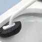 2pcs Toilet Brush with Drip Base Toilet Bowl Brush with Built-in Tweezer Toilet Cleaner Set