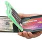 2Pcs RFID Blocking Card Wallet for 7 Cards Slim Metal Hard Shell Credit Cards Holder Card Protector