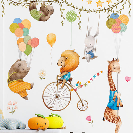 Jungle Animals Wall Stickers for Kids' Room