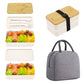 Bento Box 2 Layer Stackable Leak-Proof Japanese Lunch Box with Spoon Fork