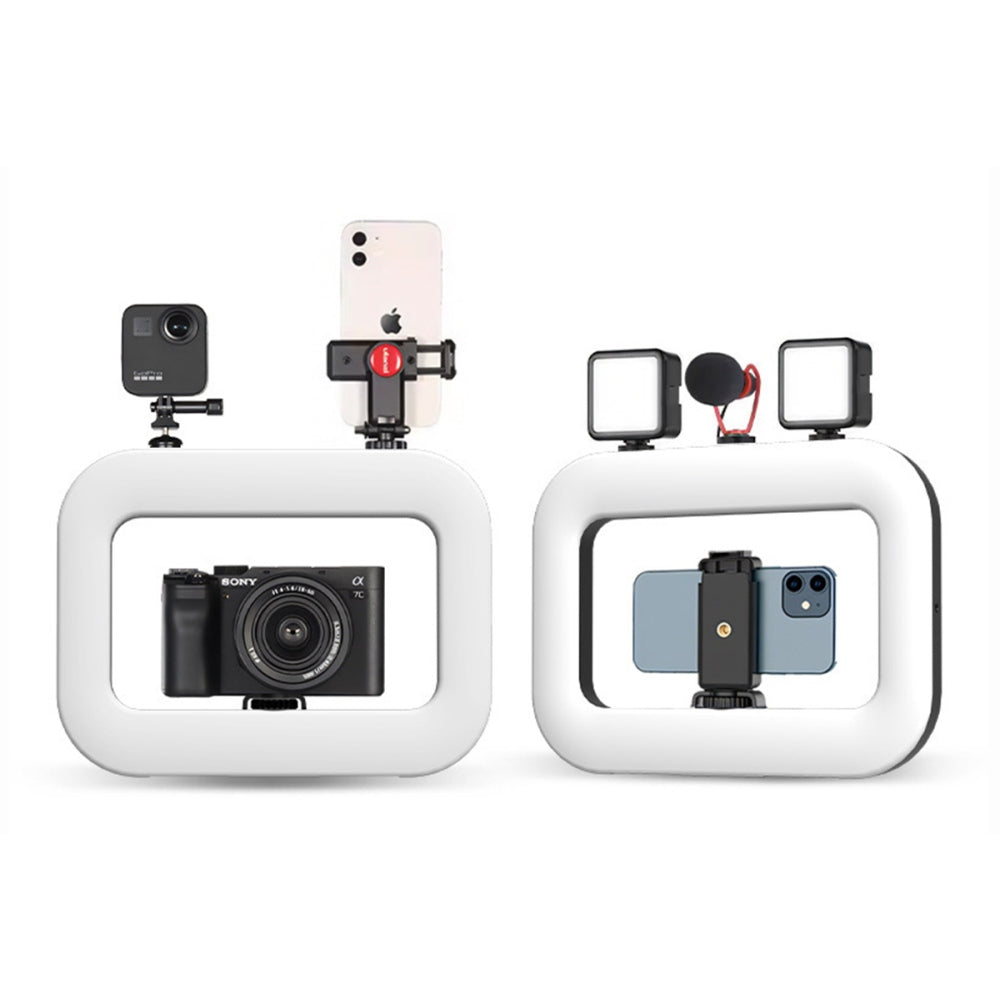 Ring Light Kit Outdoor Live Streaming Photography Fill Light with Phone Clip