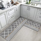 Anti Fatigue Kitchen Floor Mat Cushioned PVC Standing Pad for Home Office-Style 1