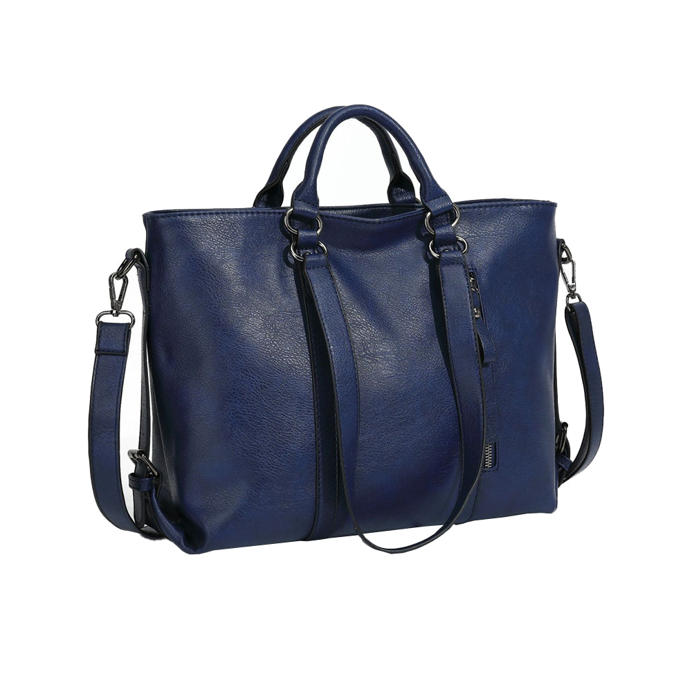 PU Leather Women's Tote Handbag for Work and Travel