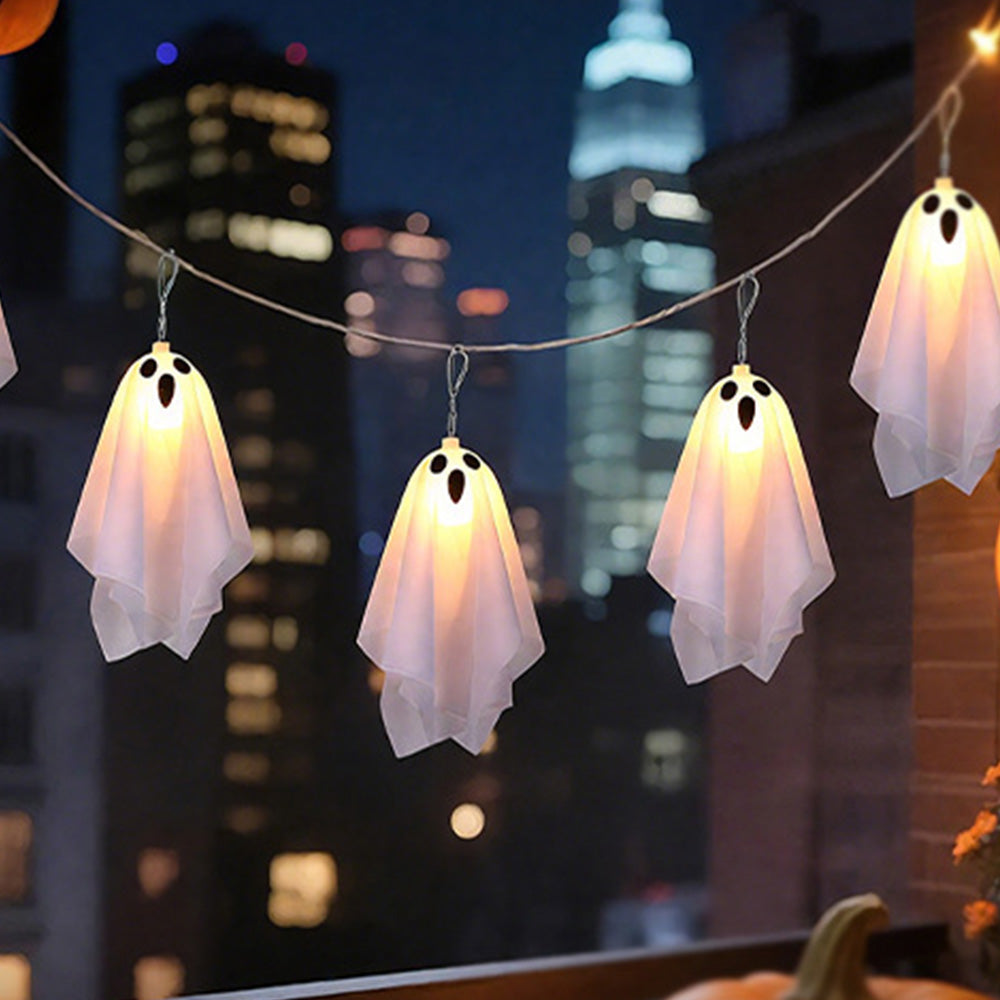 275cm Halloween Warm White LED Hanging Light String with 8 Modes