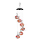 Plastic Hanging Wind Chime Hummingbird Feeder