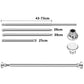 Adjustable Tension Curtain Rod Telescopic Shower Pole for Bathroom