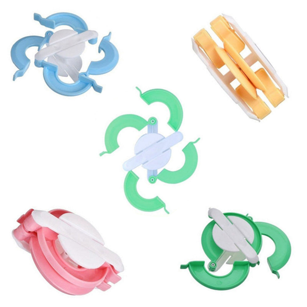 4-Piece Multi-Size Pom Pom Maker Set for DIY Fluff Balls