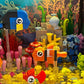 570pcs Lighting Aquarium Building Blocks Fish Tank Building Block Set