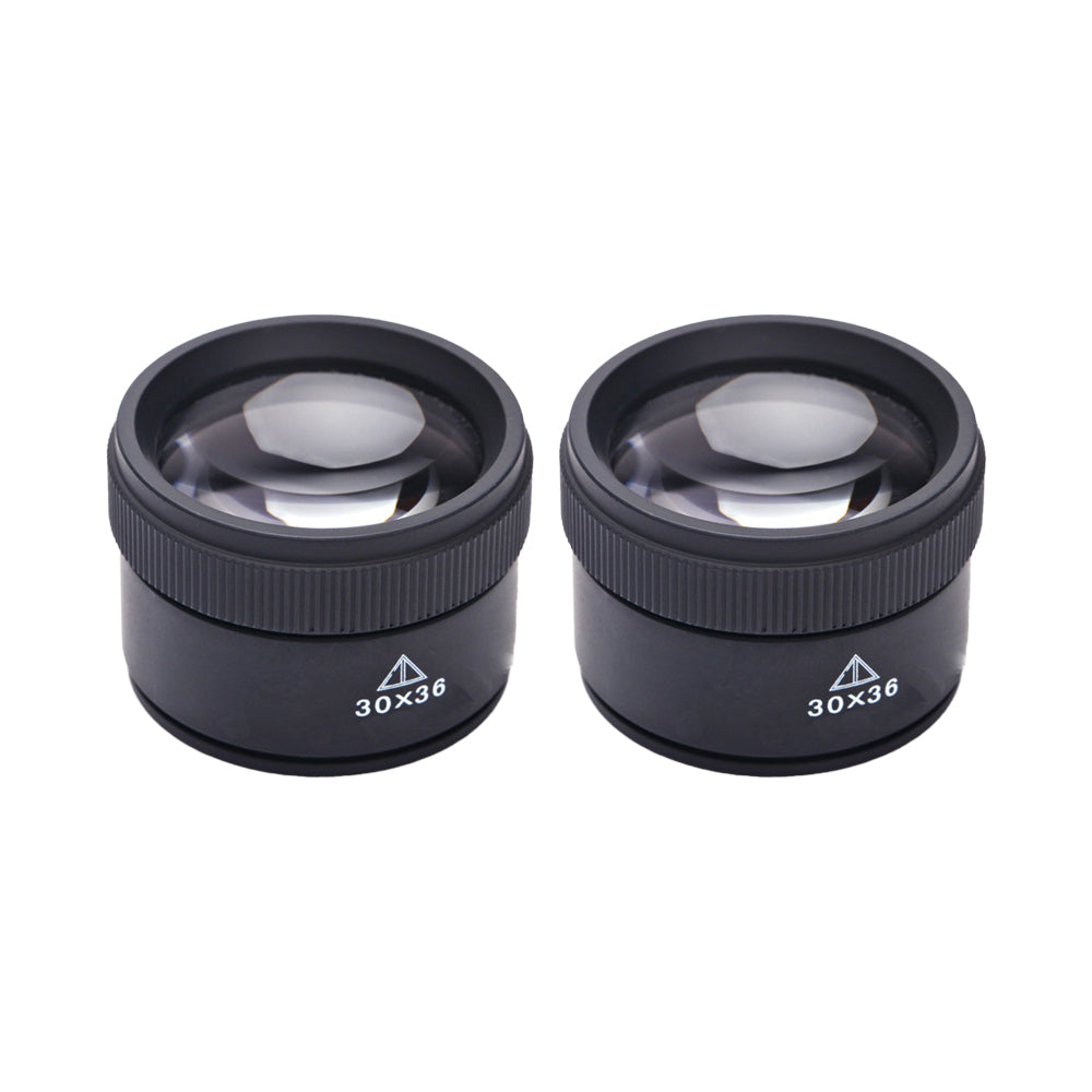 2Pcs 30x36mm Portable Pocket Reading Magnifier