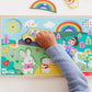 Ms. Rachel-Inspired Wooden Song Peg Puzzle Toy