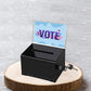 Lockable Suggestion Box with Keys Desktop Collection Box for Voting Donations Suggestions