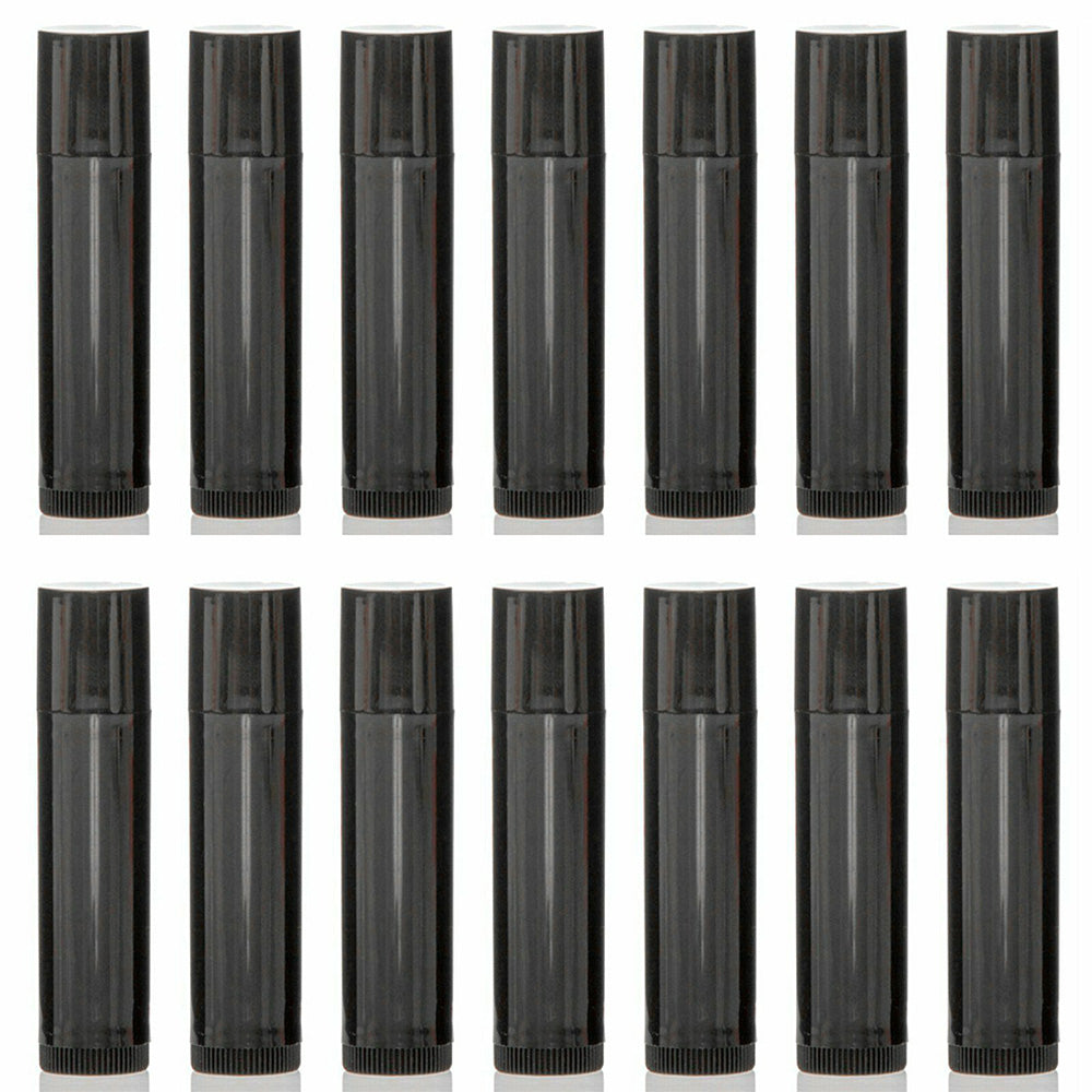 100 PCS Empty Lip Balm Tubes 5g Twist Up Plastic Lipstick Containers for Homemade Lip Gloss Lipstick