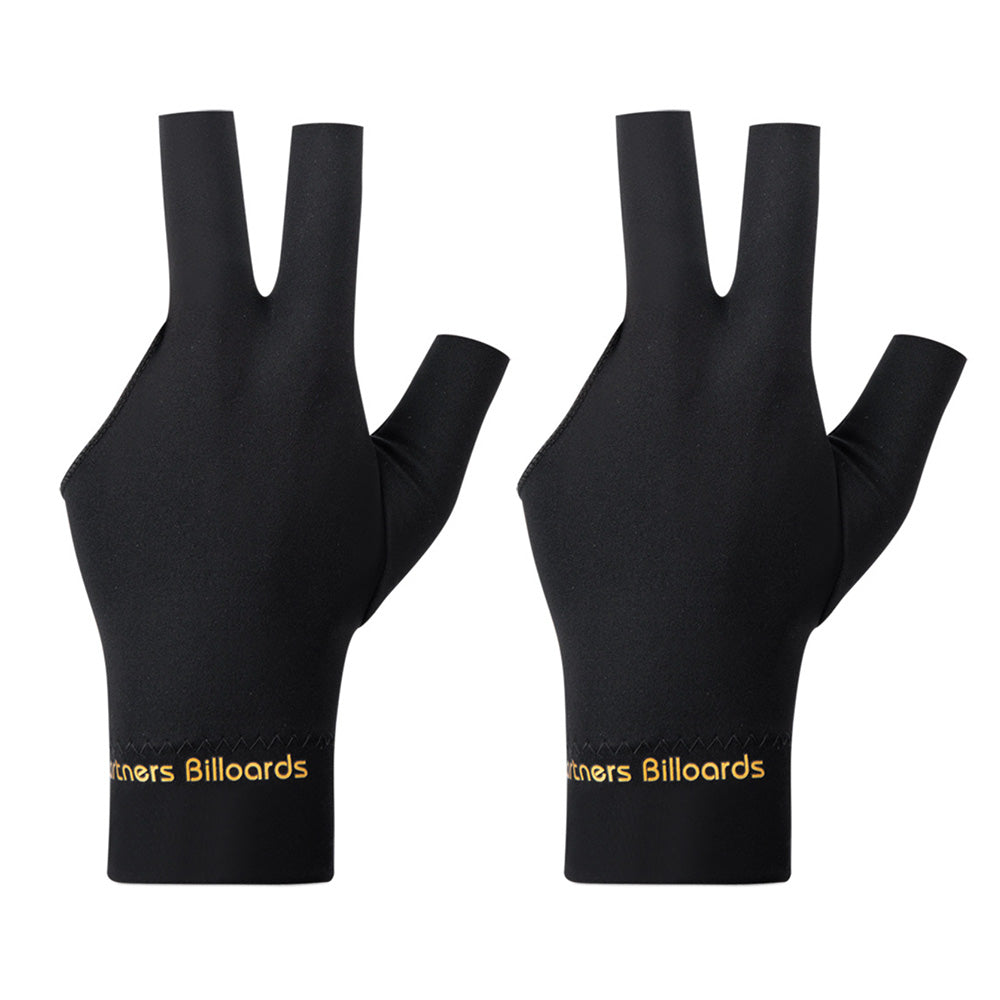 1 Pair Three Finger Billiards Gloves For Left Hand Pool And Snooker