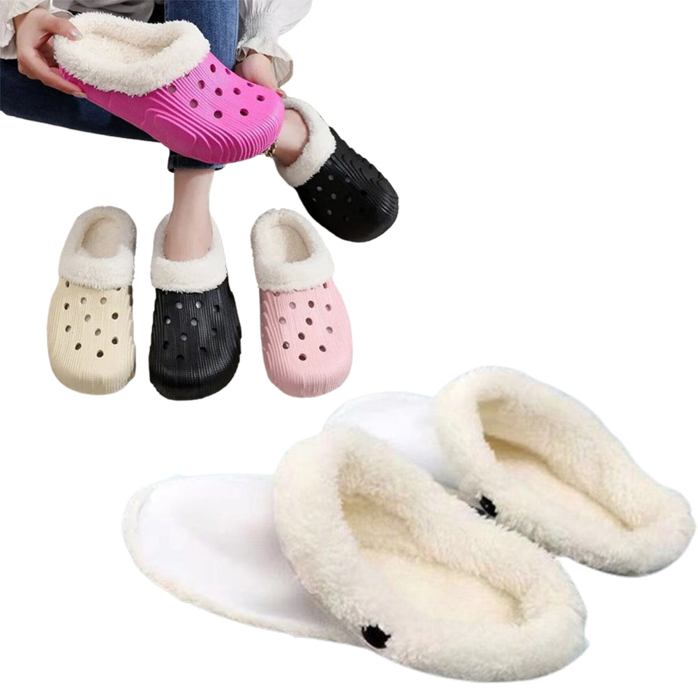 2Pcs Winter Fleeced Liner Insoles for Slipper