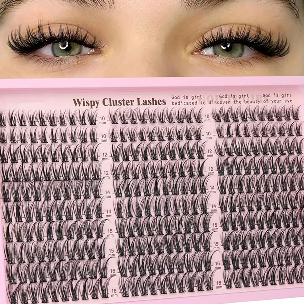 Individual Lash Clusters Kit 10-16mm Wispy