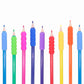 Silicone Textured Sensory Pencil Grip Fidget Toy