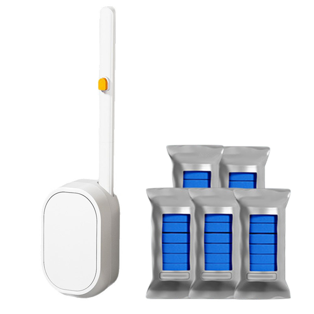 Disposable Toilet Brush Set Toilet Bowl Cleaning System with 30 Toilet Wand Refills