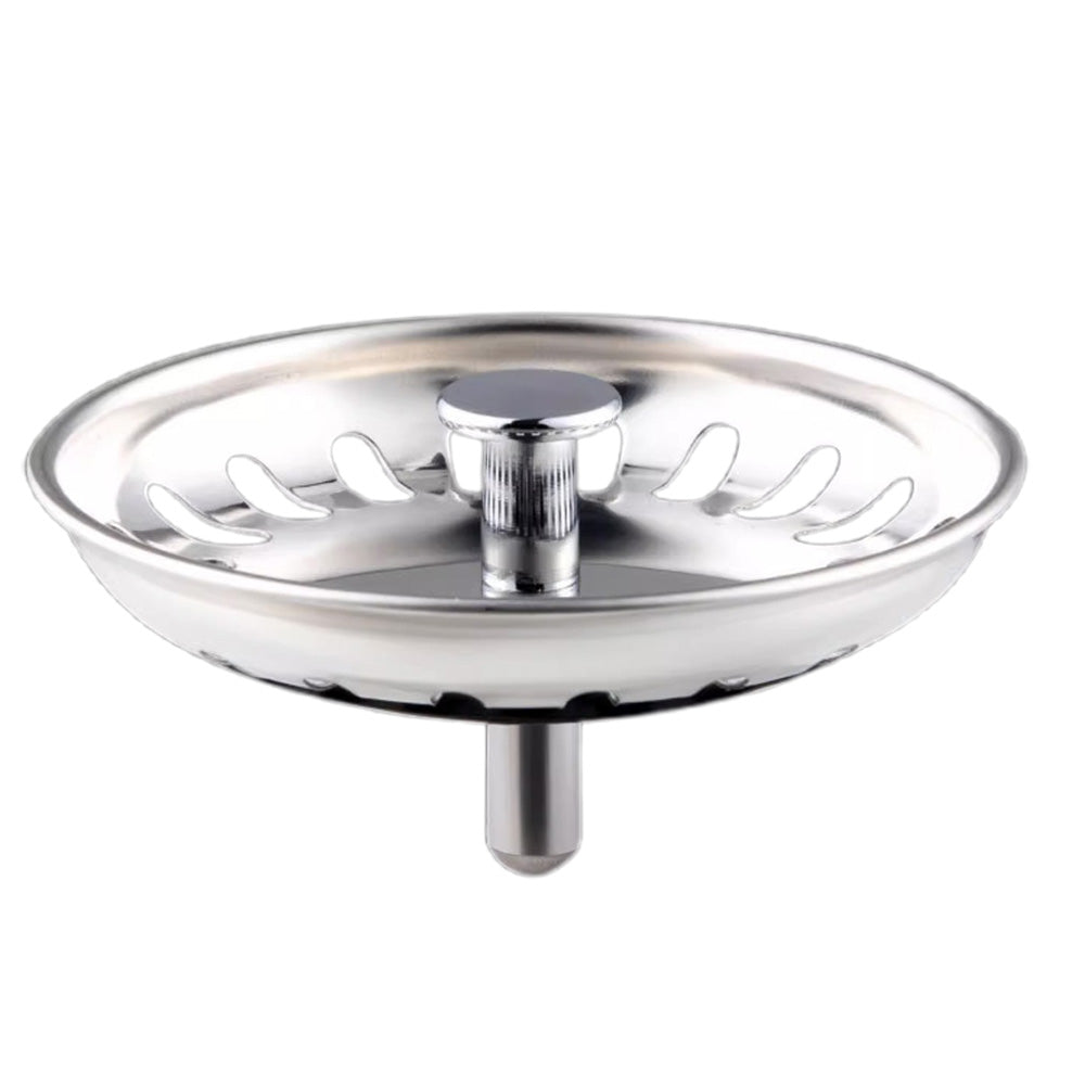2 Pack Kitchen Sink Strainer Drain Stopper Baskets with Rubber Seals