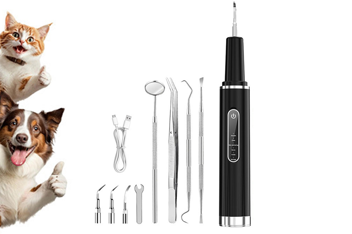 Ultrasonic Pet Plaque Remover for Dogs and Cats Electric Teeth Cleaner