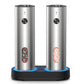 2Pcs Salt and Pepper Grinder Set Stainless Steel Salt and Pepper Shakers for Kitchen