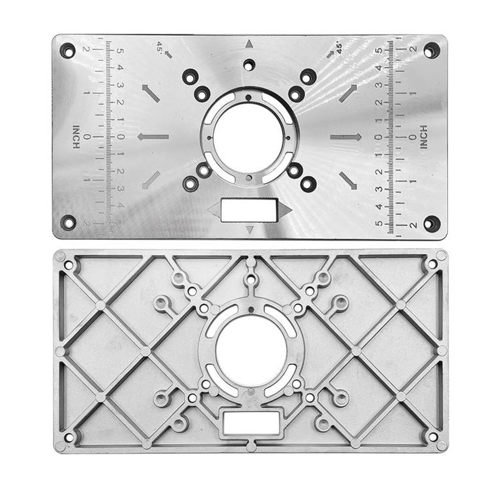 Universal Router Mounting Plate Aluminum Insert Plate for Woodworking Tools