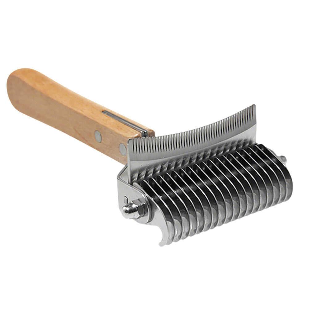 Pet Dematting Comb Double Sided Undercoat Rake for Long Hair Cats Dogs