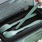 Bento Box Stackable 3-Compartment Lunch Containers With Dinnerware And Seal Cover