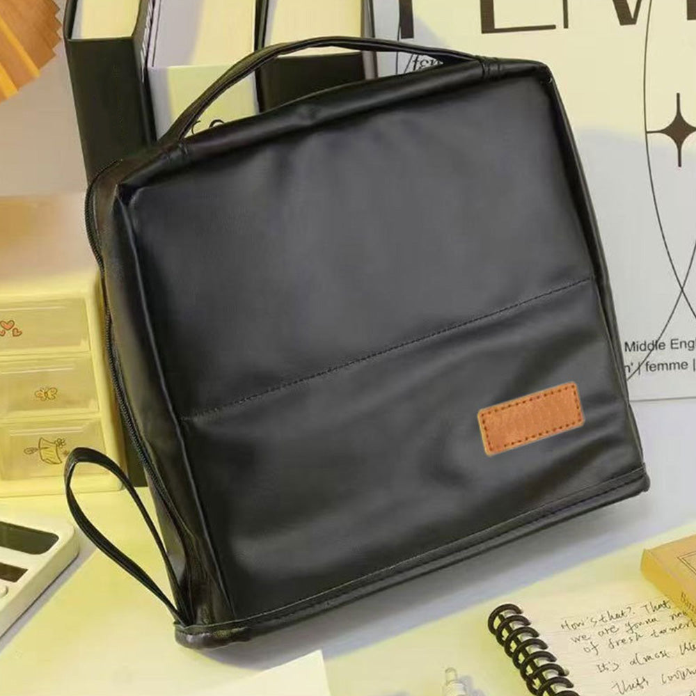 Large Capacity Standing Makeup Bag Travel Makeup Organizer Cosmetic Bag