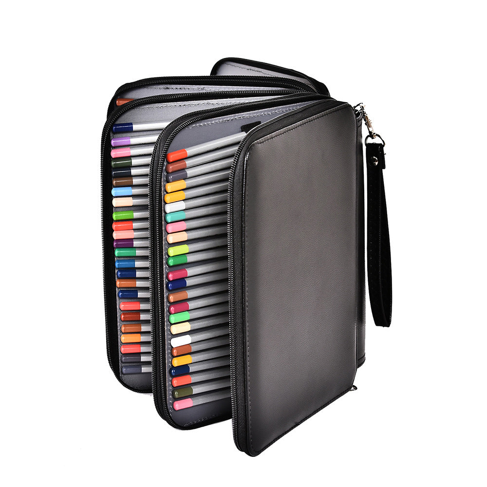 184 Slot Foldable Large Capacity Pencil Case Makeup Bag and Storage Organizer