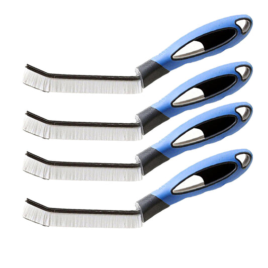 4Pcs Hard Bristle Recess Crevice Cleaning Brush for Car Kitchen