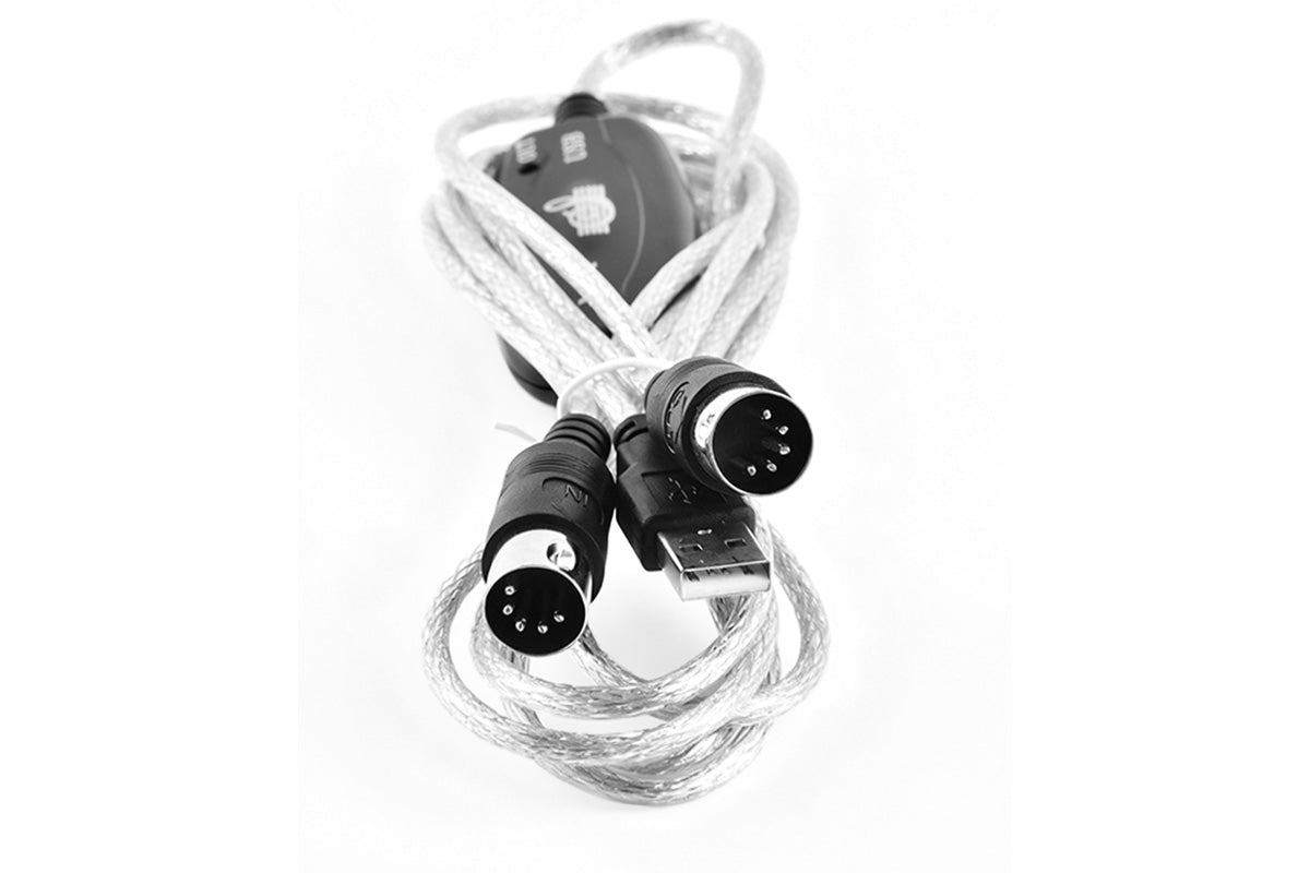 MIDI to USB Cable Adapter for Music Keyboard and Electronic Piano to PC