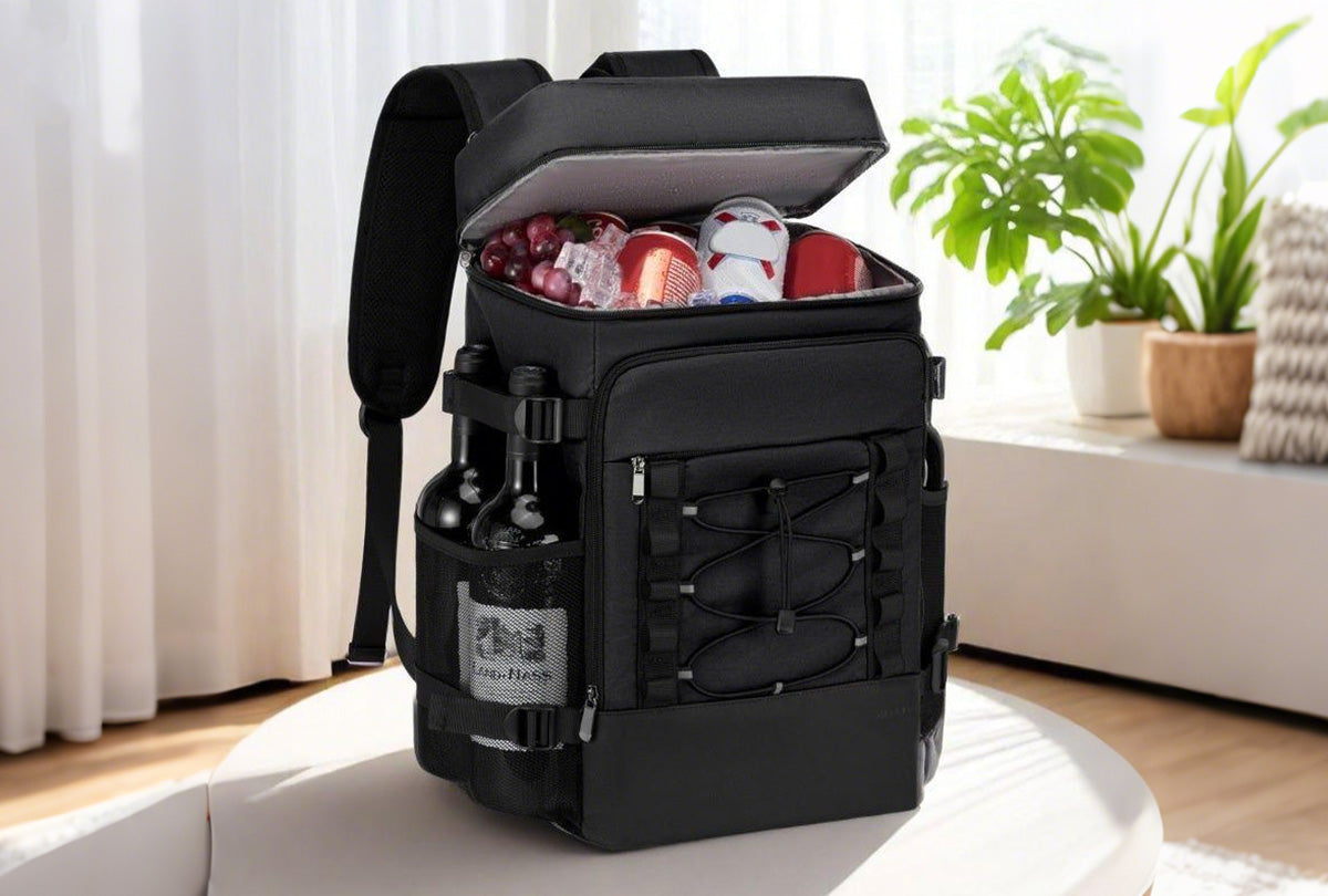 25L Insulated Cooler Backpack Freshness Preservation Backpack For Beach Travel