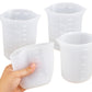 4-Pack Silicone Measuring Cups for DIY Baking