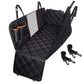 Water Resistant Dog Car Seat Cover Hammock Back Seat Protector with Mesh Window 2 Storage Pockets