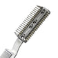 Two Sided Pet Grooming Comb with Razor for Dog Cat Fur Trimming and Thinning