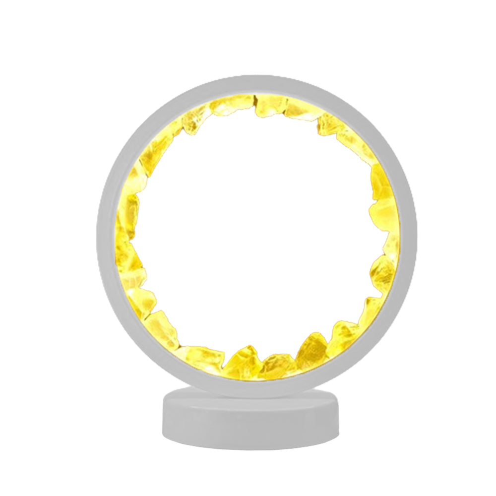 Energy Healing Glass Cluster Lamp