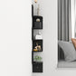 5 Tier Large Zigzag Corner Wall Mounted DVD CD Storage Display Shelf
