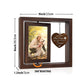 2Pcs Pet Rotating Wooden Photo Frame for 4x6-inch Photo