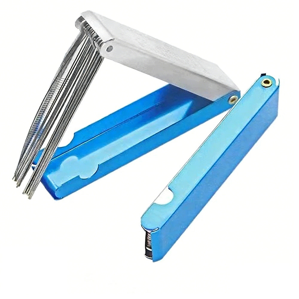 Torch Tip Cleaners Cleaning Tool Set 12 Pieces Case with File Welding Cutting