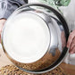3Pcs Stainless Steel Vegetable Cutter Bowl Set with Grater and Strainer