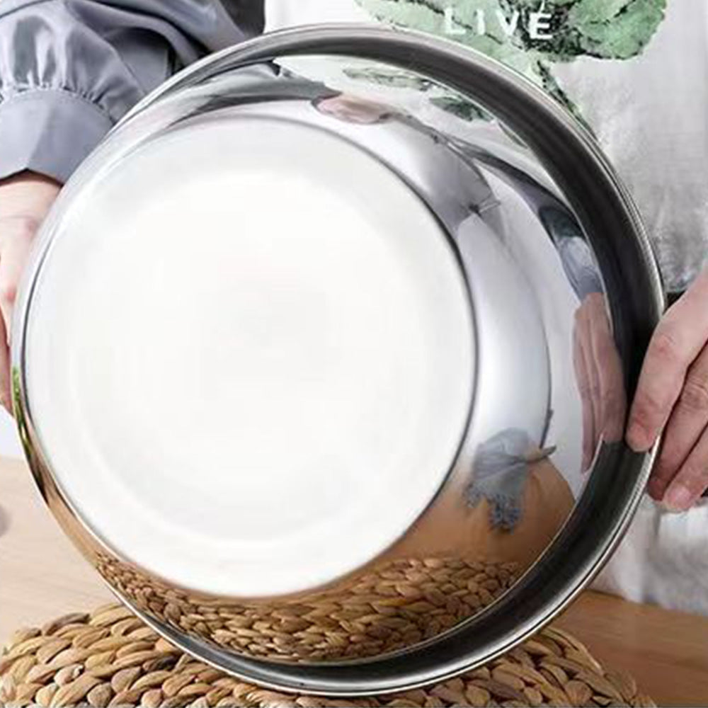 3Pcs Stainless Steel Vegetable Cutter Bowl Set with Grater and Strainer