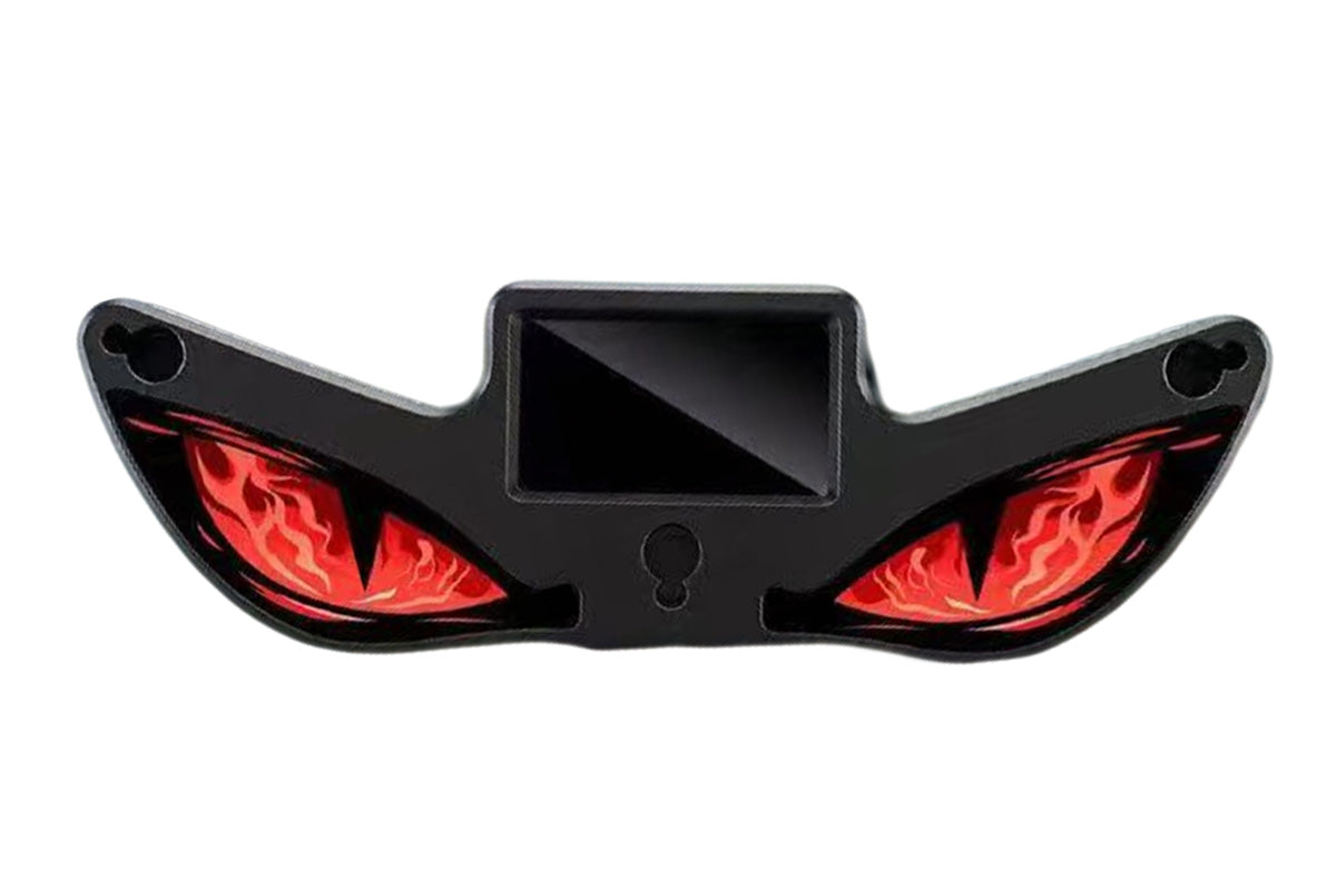 Solar Powered Devil Eyes Car Dynamic Light Car Decal Car Window Interior Decoration