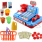 Cash Register Pretend Play Calculator Cash Register Toys with Scanner