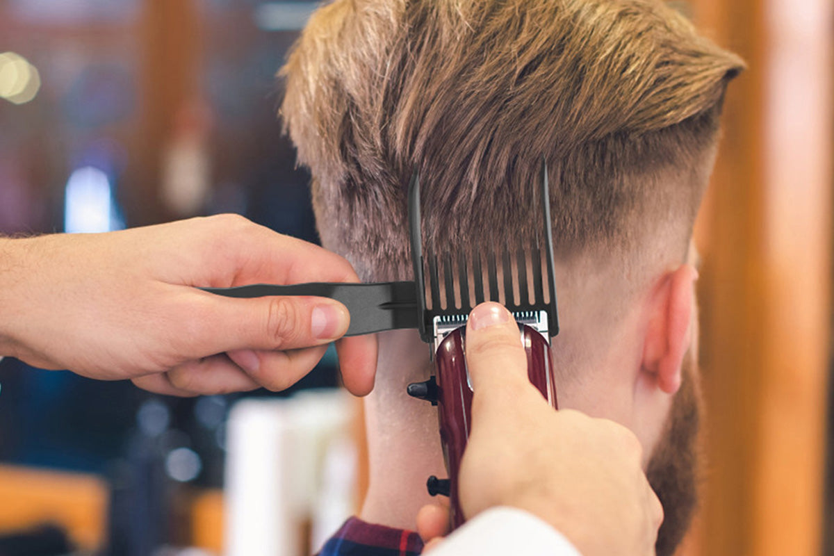 Professional Barber Auxiliary Hair Cutting Comb for Men Hair Styling Tool