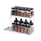 2 Tier Sliding Pull Out Vertical Spice Rack Organizer for Cabinet