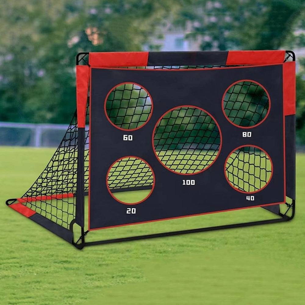 Soccer Goal Set for Backyard Portable Pop Up Soccer Nets with Target Panel