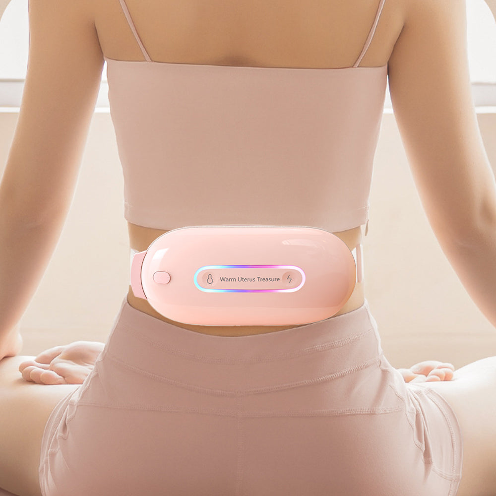 Portable USB Cordless Menstrual Heating Pad with Massager